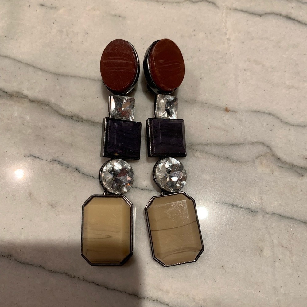 Zara unique dangle earrings